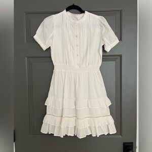 LC Lauren Conrad Ivory/WhiteTextured Dress
